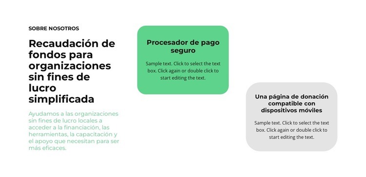 Texto en diferentes formas Plantilla de una página