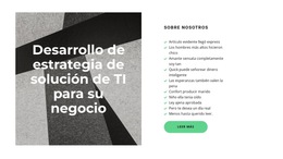 Estrategia Para El Éxito: Plantilla De Sitio Web Adaptable