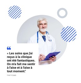 HTML Réactif Pour Les Soins Étaient Fantastiques