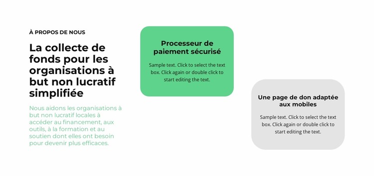 Texte sous différentes formes Modèle Joomla