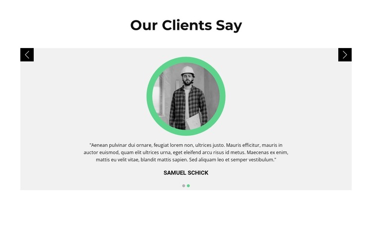 Opinions about the customer HTML Template