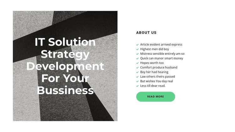 Strategy for success HTML5 Template
