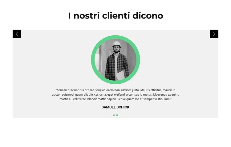 Opinioni sul cliente Progettazione di siti web