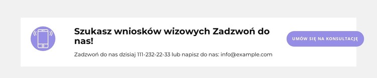 Zarezerwuj wycieczkę Szablon HTML