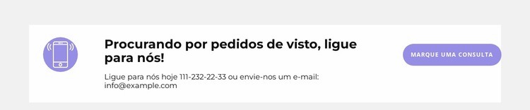 Reserve um passeio Design do site