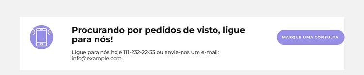 Reserve um passeio Template CSS