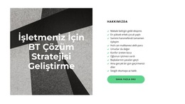 Başarı Için Strateji - Duyarlı Web Sitesi Şablonu