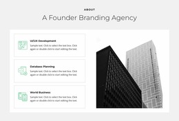 A Founder Agency - Webdesign Mockup