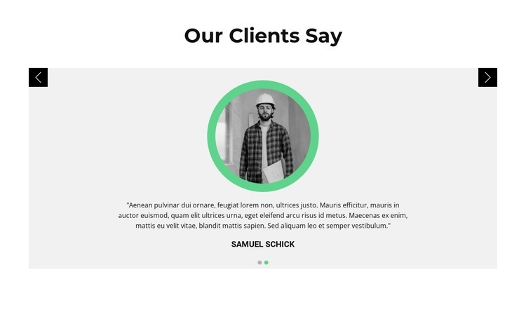 Opinions about the customer Wix Template Alternative