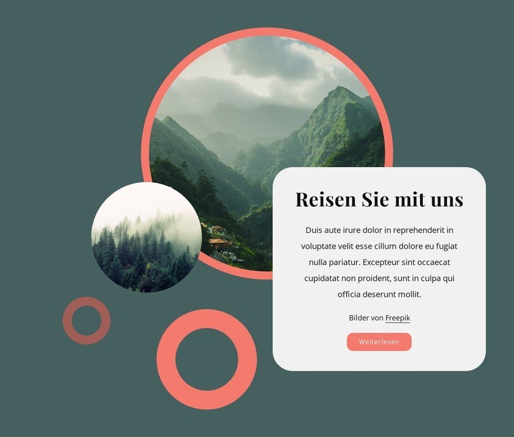 Abenteuerreisen und Naturführungen HTML Website Builder