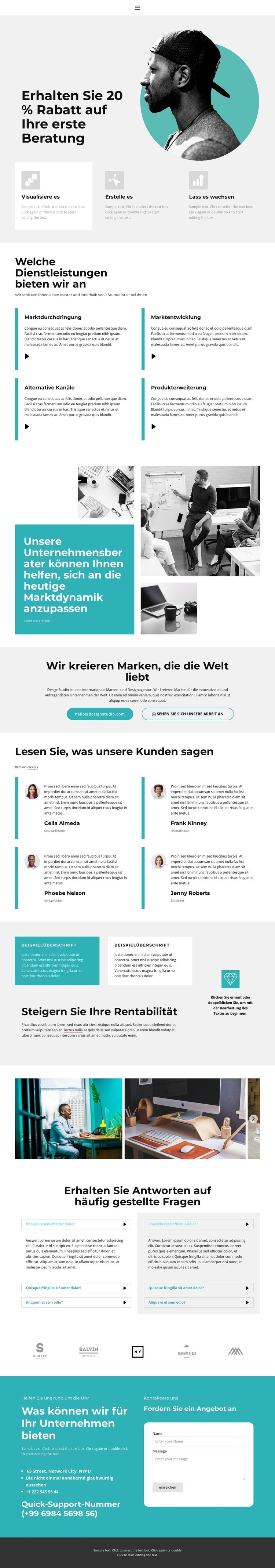 Rücksprache mit einem Experten HTML Website Builder