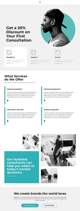 Consultation with an expert - Html Code Example by Nicepage