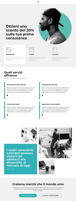 Consultazione Con Un Esperto - Modelli Di Siti Web Personali