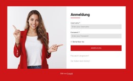 Kostenloses HTML5 Für Login-Formular Split-Design