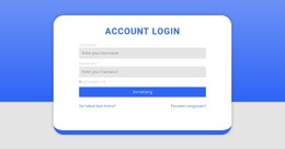 Anmeldeformular Mit Form Store-Vorlage