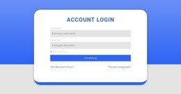 Anmeldeformular Mit Form - Kostenlose Zielseite, Vorlage HTML5