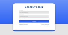 Anmeldeformular Mit Form - Schöne Joomla-Vorlage