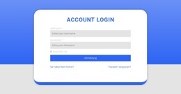 Kostenloses Webdesign Für Anmeldeformular Mit Form