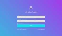 Member Login