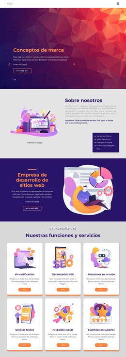 Conceptos De Marca - Tema De WordPress Profesional Personalizable