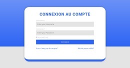 Formulaire De Connexion Avec Forme – Conçu Par Des Professionnels