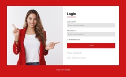 Login Form Split Design - Ultimate HTML5 Template