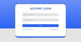 Login Form With Shape - Free Landing Page, Template HTML5