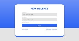 Bejelentkezési Űrlap Alakzattal – Üzleti Prémium Webhelysablon