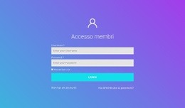 Accesso Membro Modelli Html5 Responsive Gratuiti