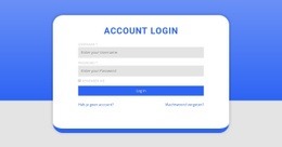 Inlogformulier Met Vorm - Professioneel Ontworpen