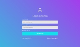 Login Członka - HTML Website Creator