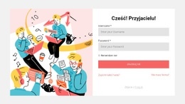 Witaj Przyjacielu - Ostateczny Projekt Strony Internetowej