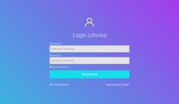 Login Członka - Najlepszy Projekt Strony Internetowej