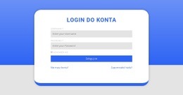 Formularz Logowania Z Kształtem – Profesjonalnie Zaprojektowany