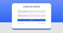 Formularz Logowania Z Kształtem - Szablon Tworzenia Stron Internetowych
