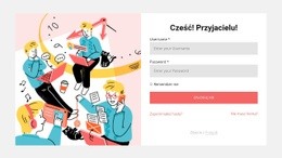 Witaj Przyjacielu - Łatwy W Użyciu Szablon HTML5