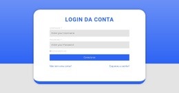 Formulário De Login Com Forma - Página De Destino Gratuita, Modelo HTML5