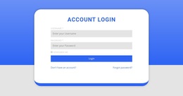 Login Form With Shape - Professionally Designed