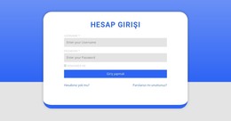 Şekil Ile Giriş Formu - Web Geliştirme Şablonu