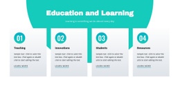 Vzdělávání A Učení - Create HTML Page Online