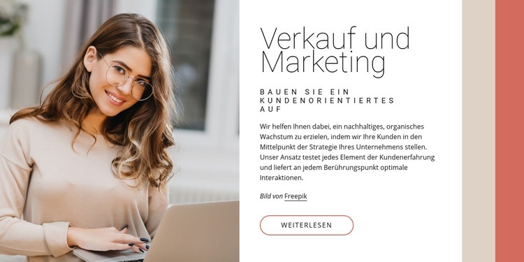 Verkauf und Marketing Joomla Vorlage