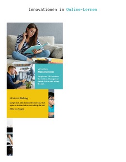 Responsive Webvorlage Für Machen Sie Ihren Unterricht Zu Etwas Besonderem