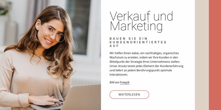 Verkauf und Marketing Vorlage