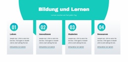 Website-Design Für Bildung Und Lernen