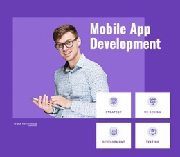 HTML Code For Mobile App Development Studio