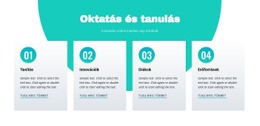 Oktatás És Tanulás Idővonal Wordpress Téma