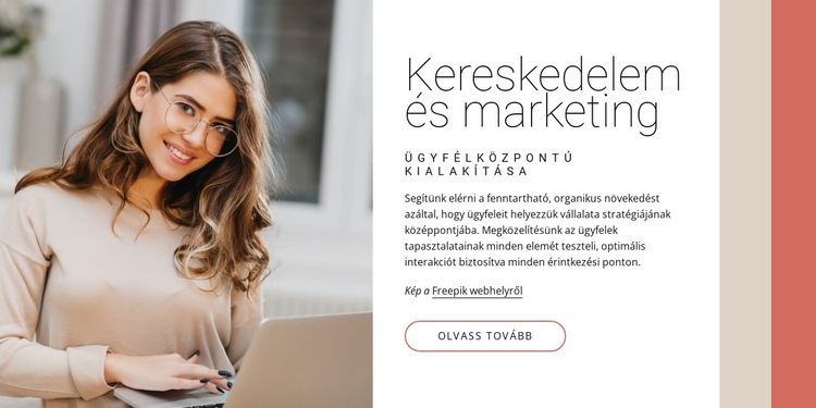 Kereskedelem és marketing Sablon