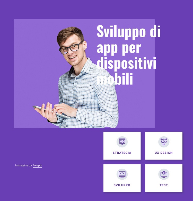 Studio di sviluppo di app per dispositivi mobili Progettazione di siti web