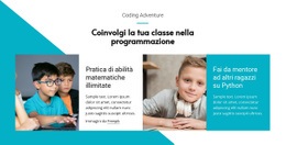 Python Per Bambini: Modello HTML5 Moderno