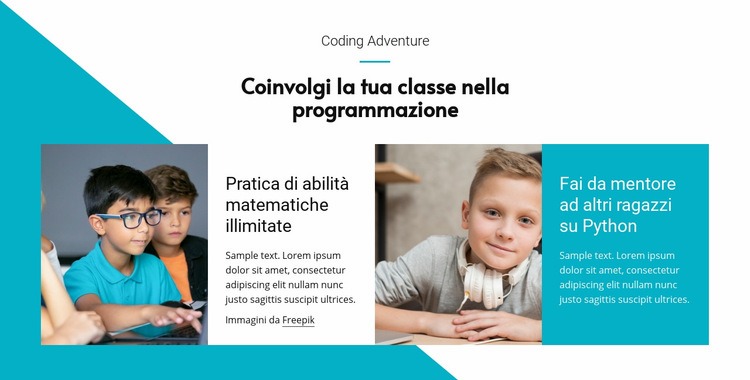 Python per bambini Modello Joomla